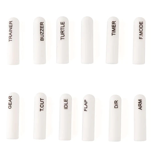 Radiomaster 12-Piece Labelled Silicone Switch Cover Set for All Radios