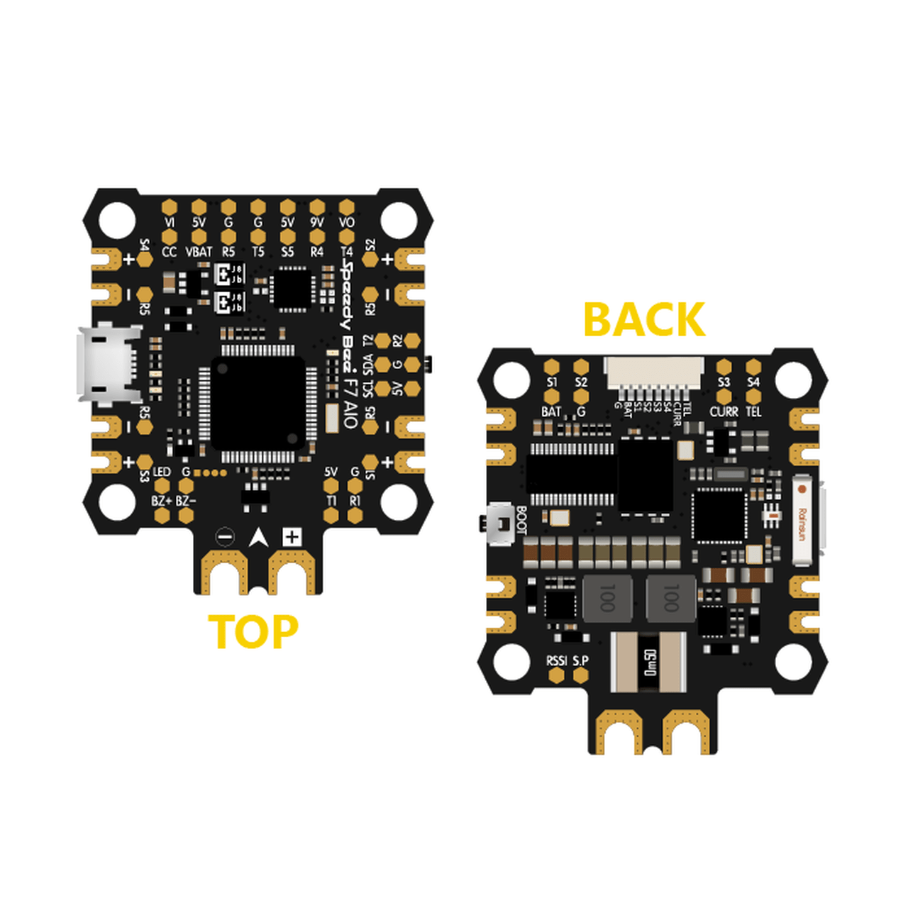 Runcam Speedy Bee F7 AIO Flight Controller - New Layout, New Features, Ideal for Drone Enthusiasts