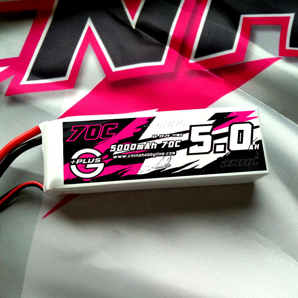 Hot Sale! CNHL G+Plus 5000mAh 22.2V 6S 70C Lipo RC Battery with XT90 Plug