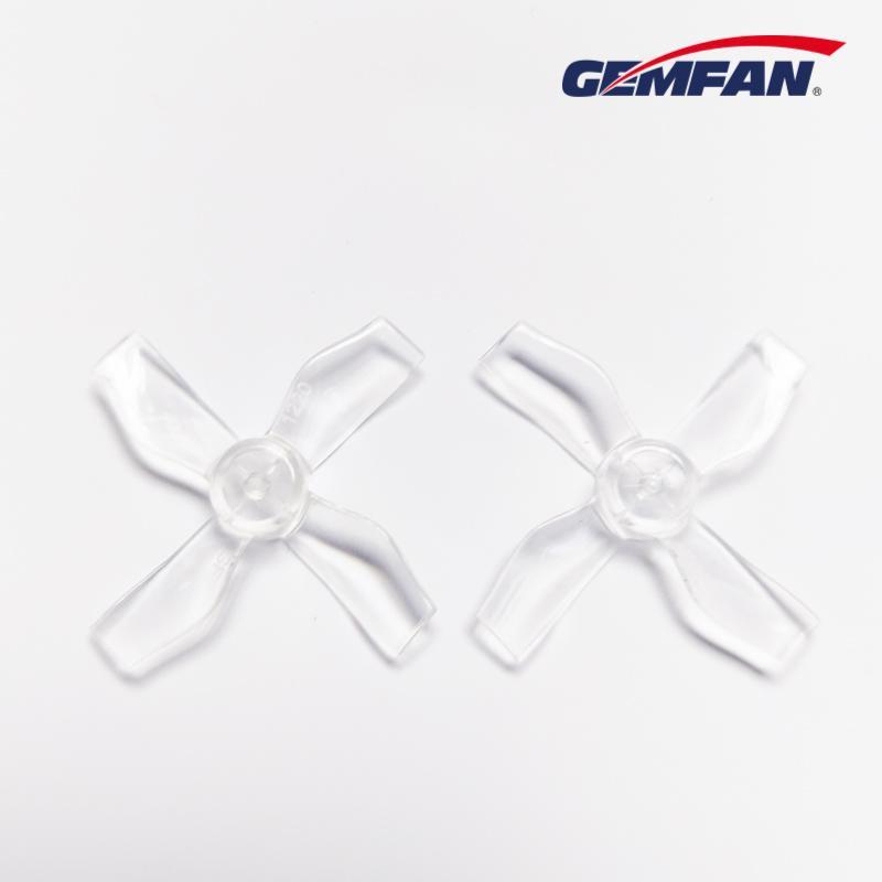 Gemfan 1220-4 31mm 1.2 4-Blade Racing Whoop Propellers with 1mm Shaft (4CW + 4CCW) - Great for Micro Drones