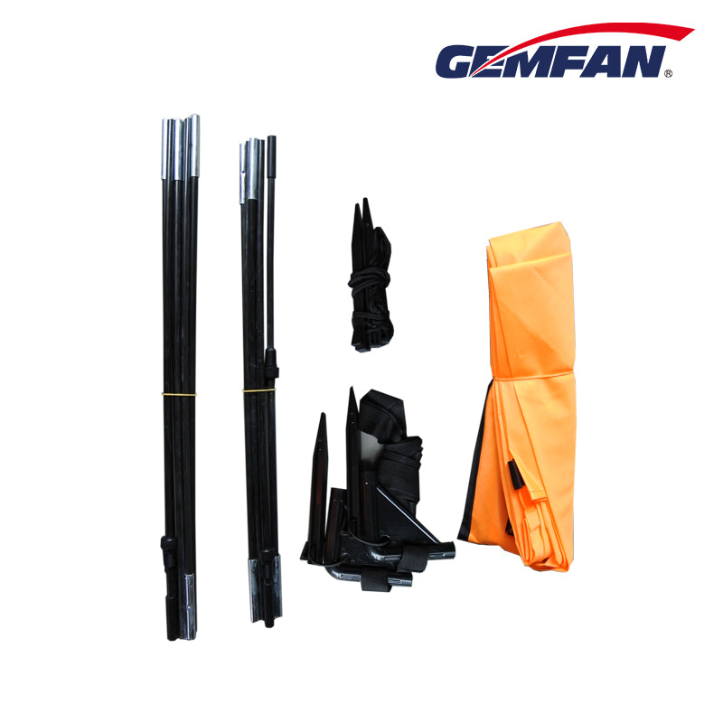 Gemfan Vibrant Orange Quick - Setup Pop - up Arch Gate for Drone Freestyle
