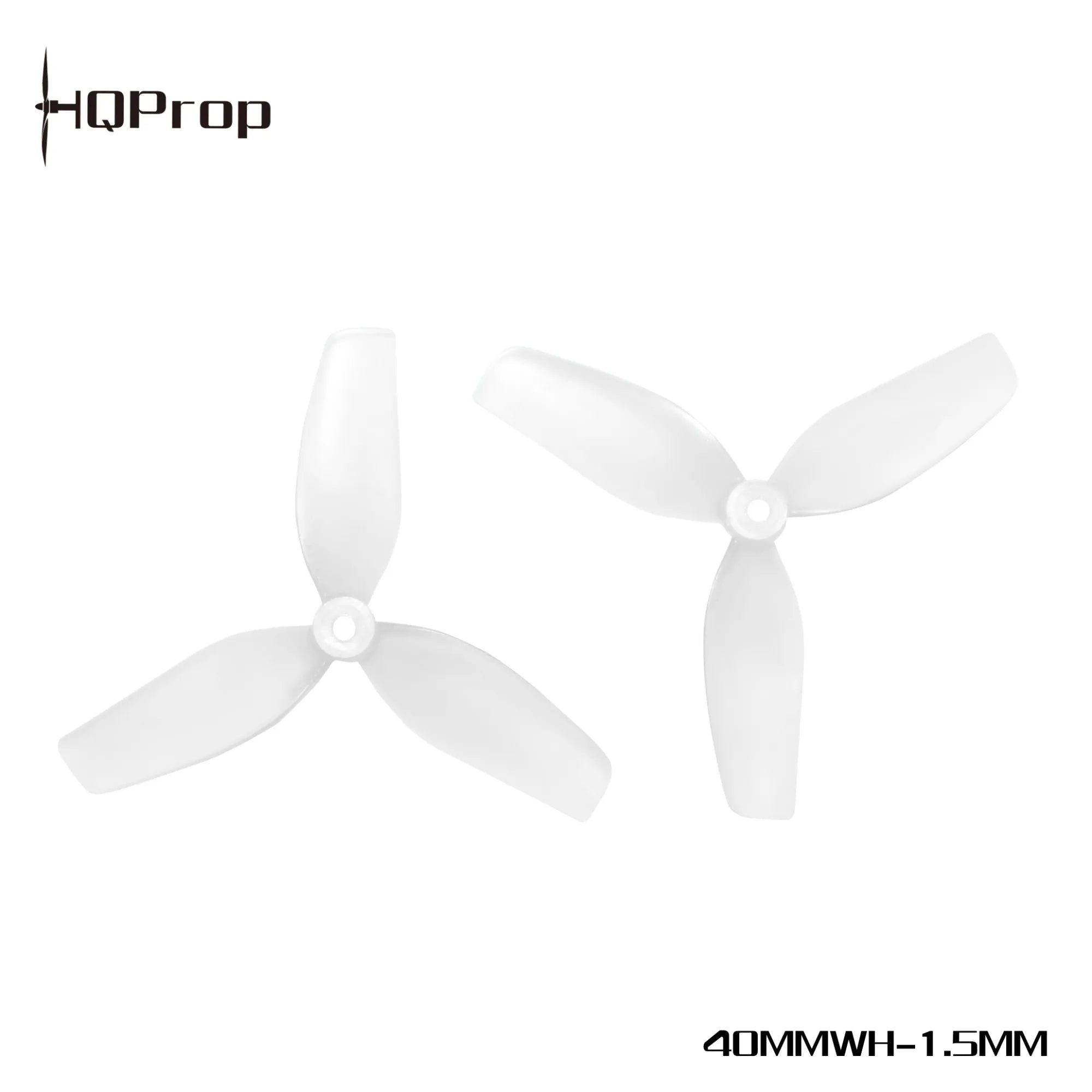 HQProp Ultralight Micro Whoop Propellers 40MMX3 (2 CW + 2 CCW) - Great Value for RC Enthusiasts