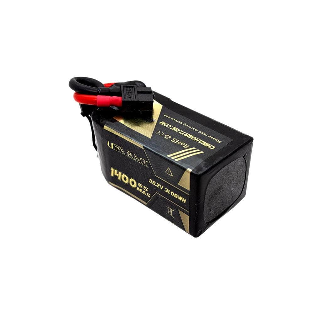 Chinahobbyline CNHL Ultra Black 22.2V 6S 1400mAh 150C Lightweight LiPo Battery [DG]