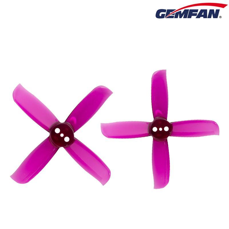 Gemfan Hulkie 2036 4-Blade 3-Hole Propellers Pack (8 Pcs, CW/CCW) - Durable for Racing