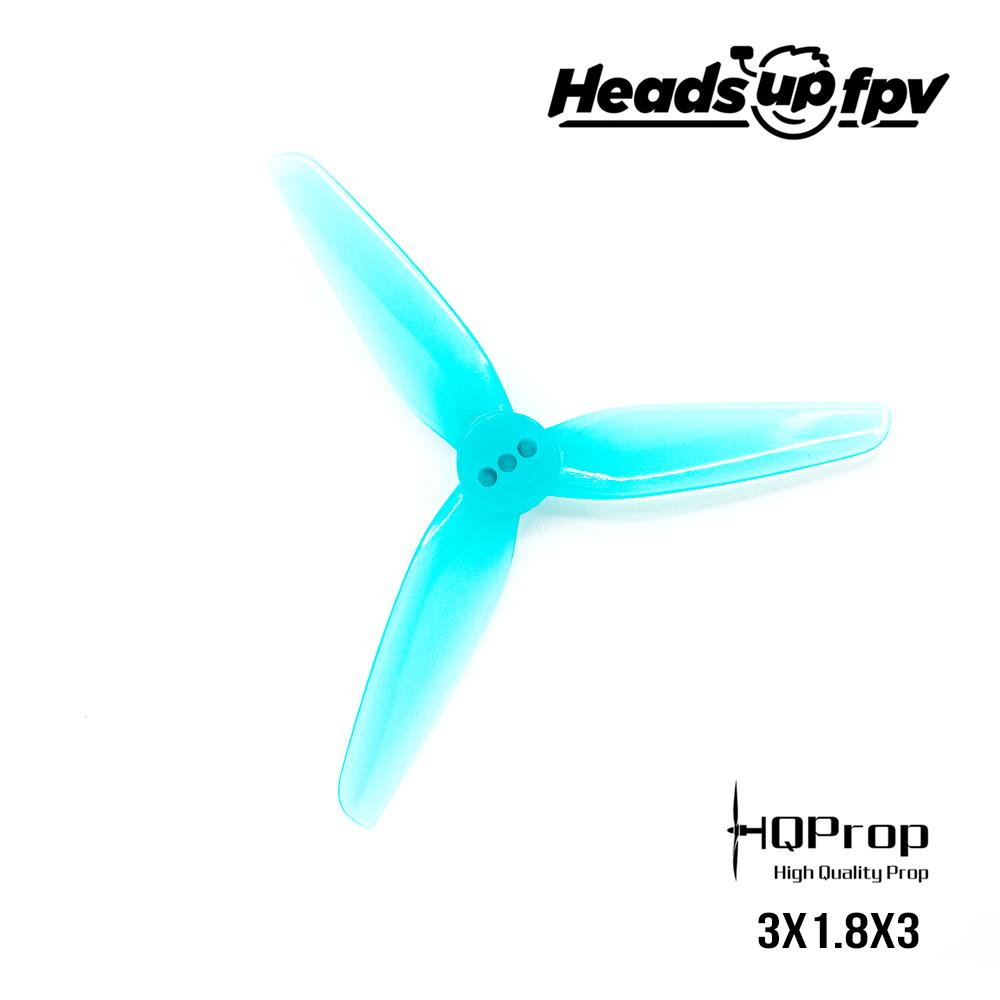 Hot Sale! HQProp HeadsUp T3X1.8X3 3-Blade Propellers Set (2 CW + 2 CCW) for 3-Inch Quads