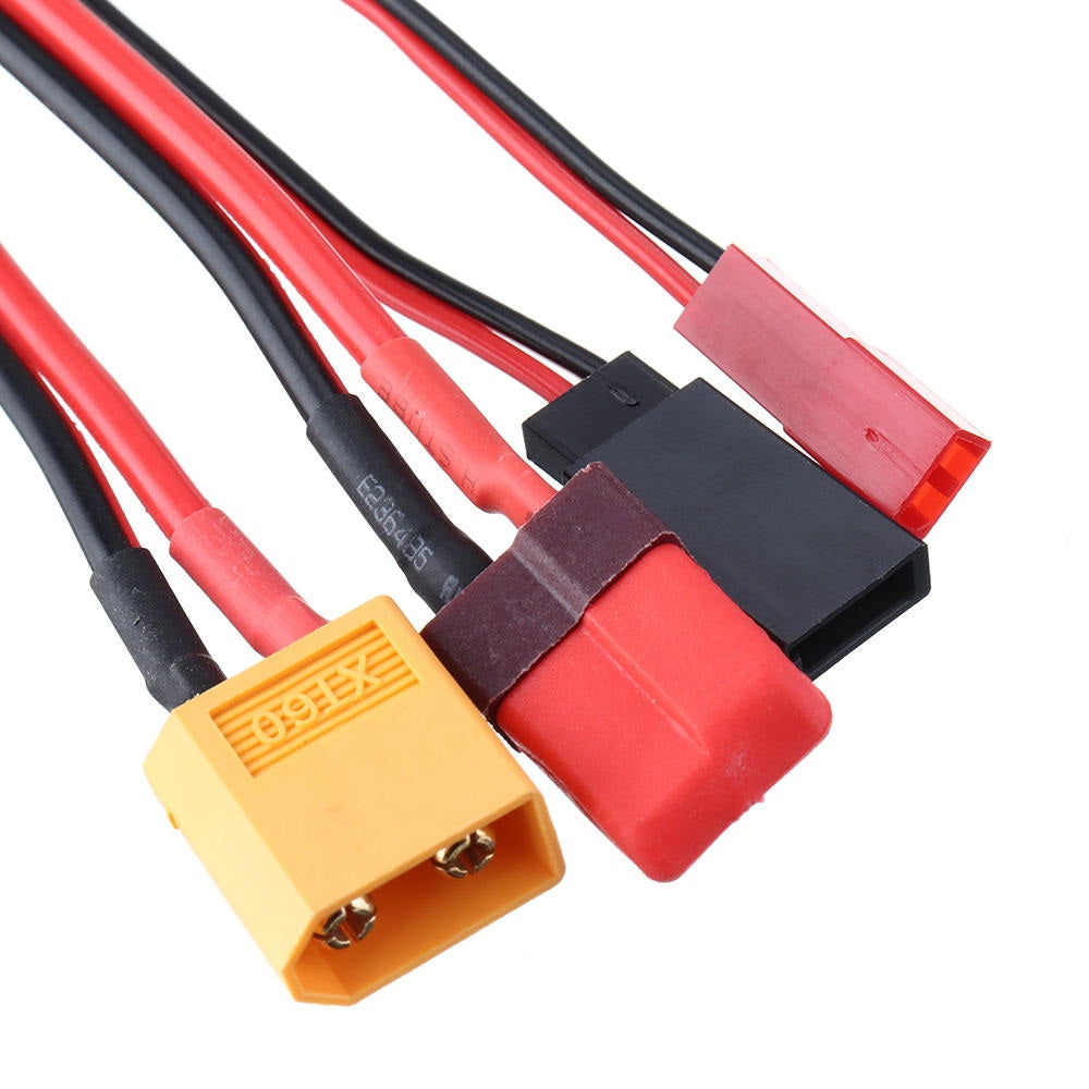4-in-1 Multi-Purpose Charging Cable with XT60 to Futaba T F XT60 JST Plugs