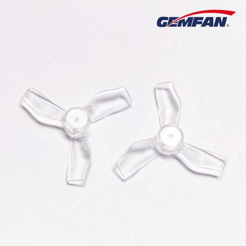 Gemfan 1.2x1.9 3-Blade Micro Whoop Propellers 1mm Shaft (4CW + 4CCW) for Racing