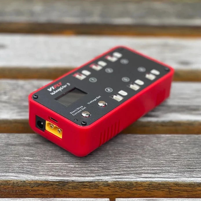 VIFLY WhoopStor V3 40W 1S Lipo Charger with BT2/A30/PH2 Connector, Fast Charge