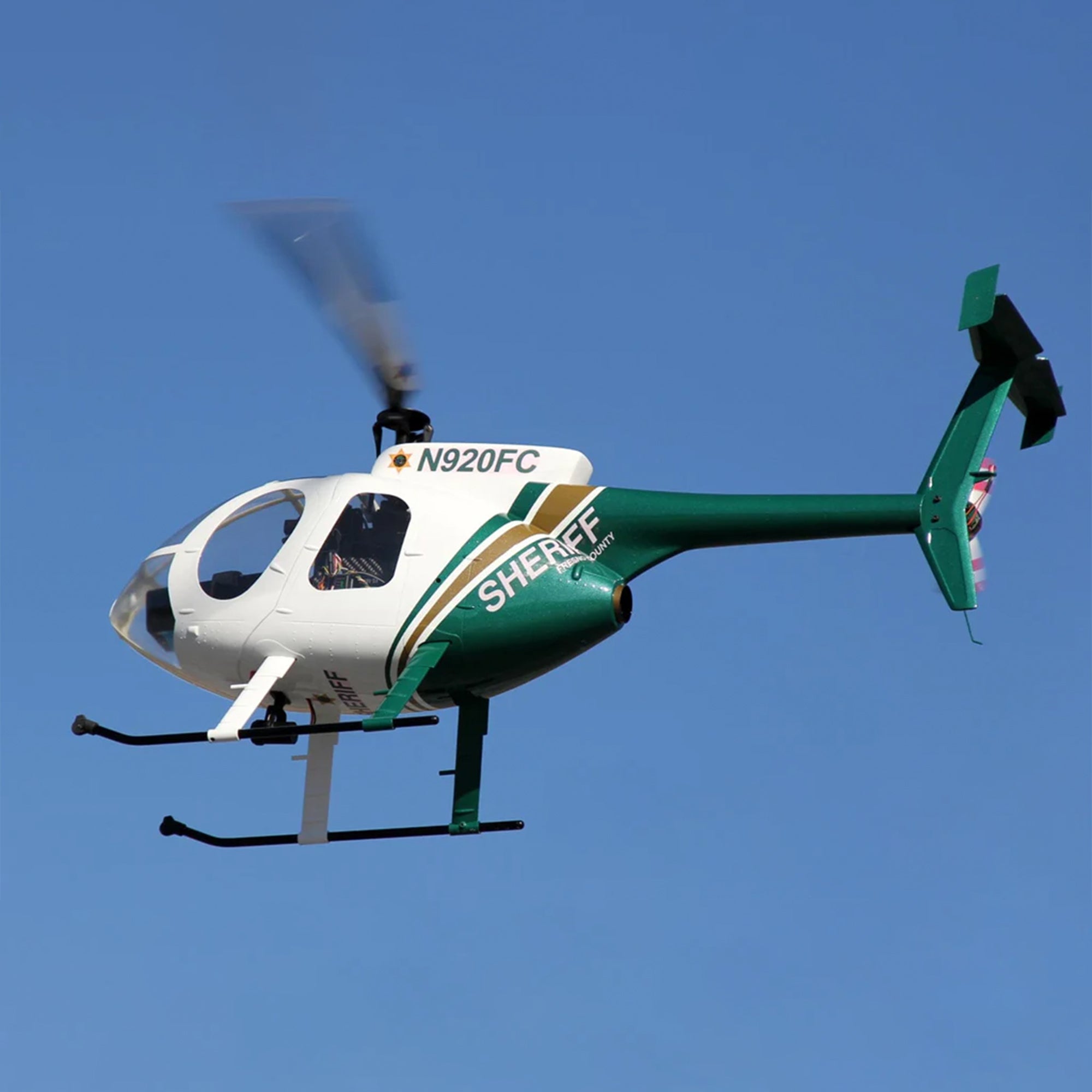 RotorScale 470-Size MD-500E GPS-Stabilized Super Scale Police Helicopter