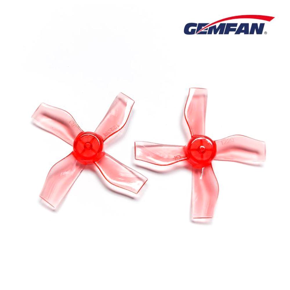 Gemfan 1220-4 31mm 4-Blade Whoop Propellers (4CW + 4CCW) - Ideal for Racing