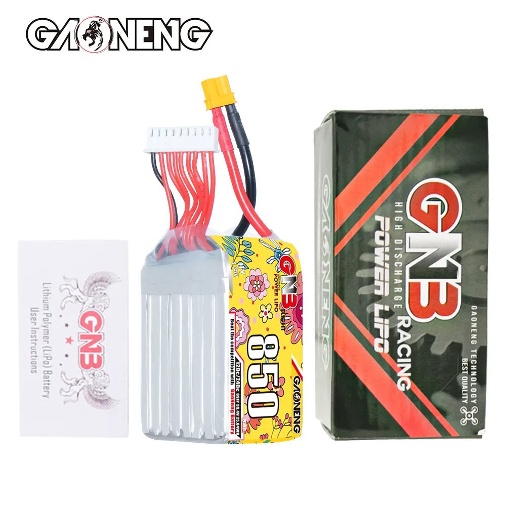 High - Energy GAONENG GNB 8S 30.4V 850mAh 120C XT30 LiPo Battery