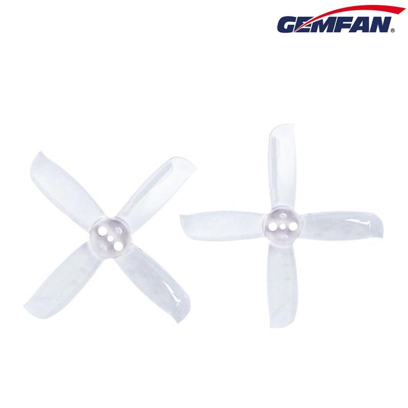 Gemfan Hulkie 2036 4-Blade 3-Hole Propellers Pack (8 Pcs, CW/CCW) - Durable for Racing