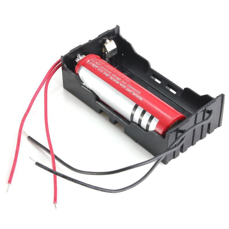 Hot Sale! 18650 Battery Charger Case with 4 Wires for 2x 18650 Batteries