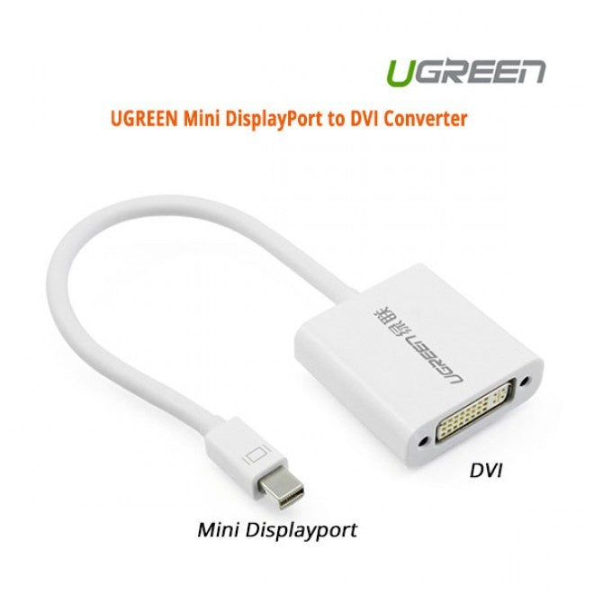 Hot Sale! UGREEN Mini DisplayPort to DVI Adapter 10402 for PC Connectivity