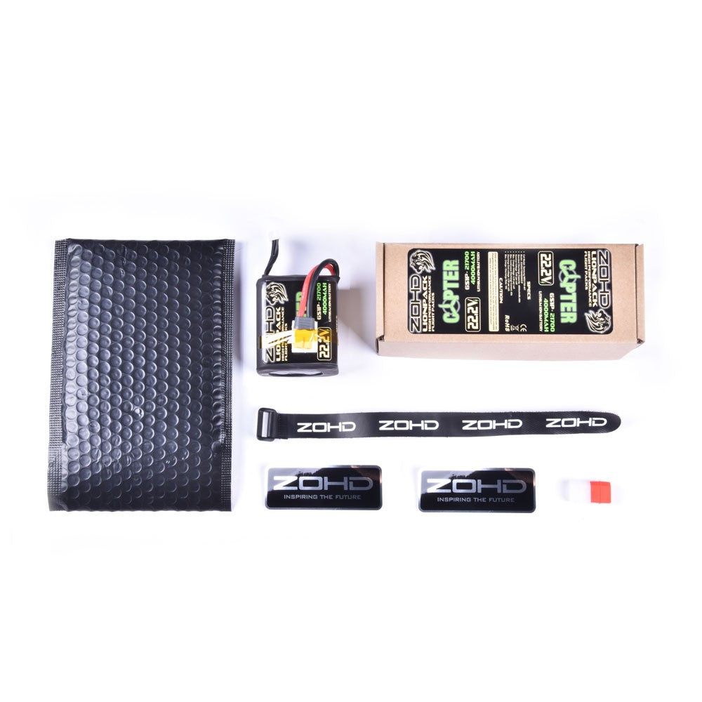 Hot Sale! ZOHD Lionpack 21700 6S1P 4000mAh 22.2V Li-ion RC Copter Battery