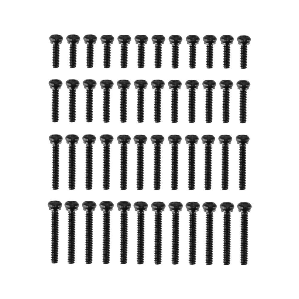 Black Socket Cap DJI O3 Air Unit Mounting Screws in 4 Lengths