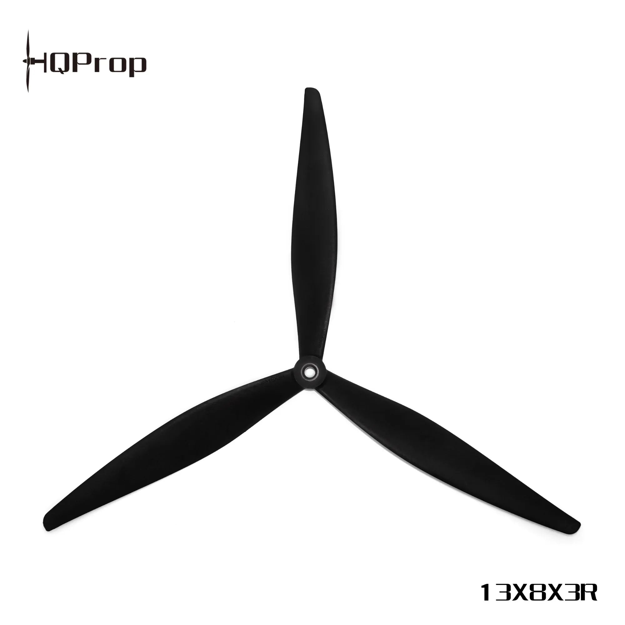 HQProp 13-Inch 3-Blade Propellers (1 CW + 1 CCW) in Black Glass Fiber Reinforced Nylon