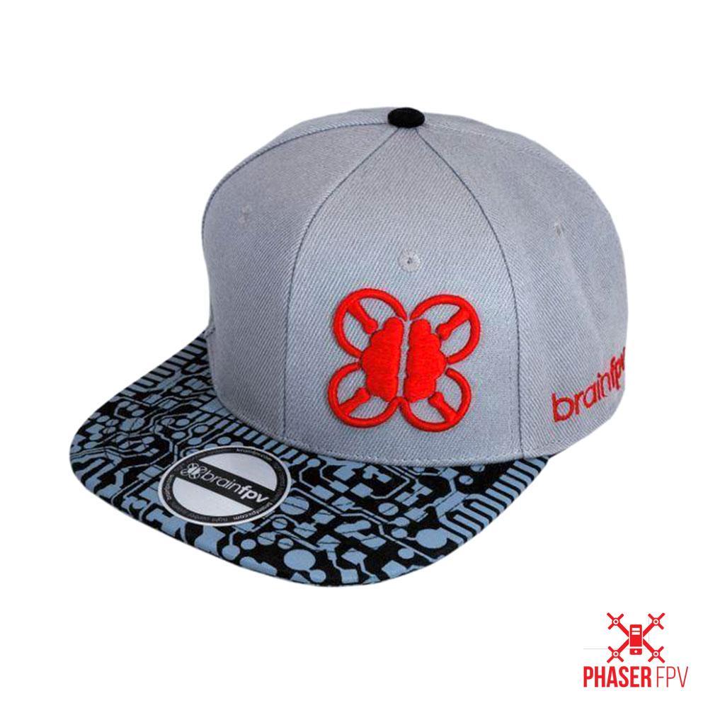 High - Quality BrainFPV Embroidered Snapback Cap with Circuit Print