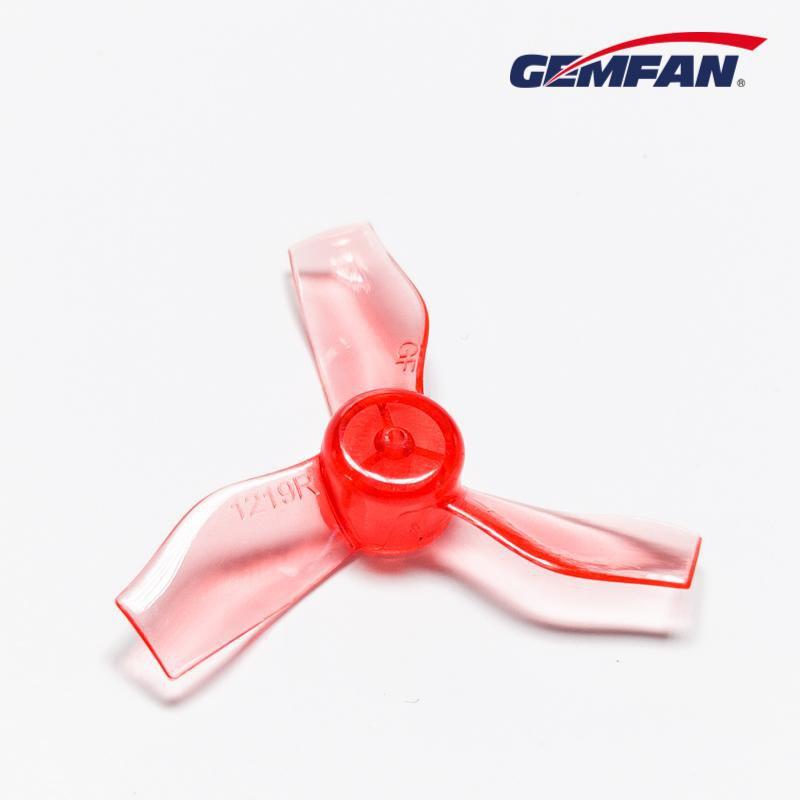Gemfan 1.2x1.9 3-Blade Micro Whoop Propellers 1mm Shaft (4CW + 4CCW) for Racing