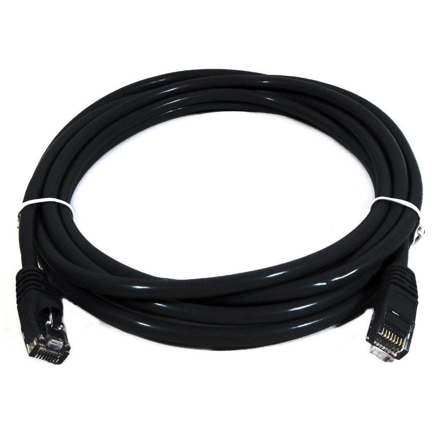 8Ware High-Speed Cat6a UTP Ethernet Cable 1m Black - Ideal for Home & Office
