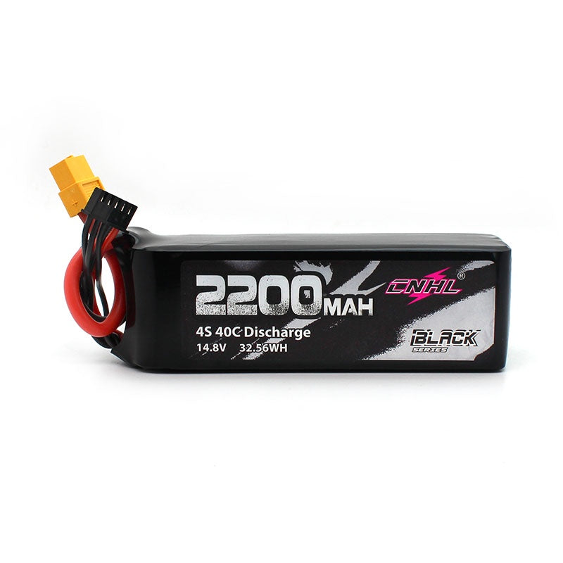 Chinahobbyline CNHL 4S 40C 2200mAh 14.8V Black Lipo Battery - Great Deal for Drones
