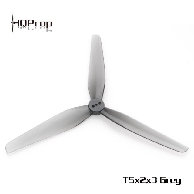 HQProp T5X2x3 5-Inch Three-Blade Propellers (2CW+2CCW) for FPV