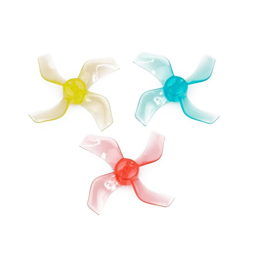 Gemfan 1636-4 40mm 4-Blade Whoop Propeller 1mm Shaft T-Mount (4CW + 4CCW) - Ideal for Racing!
