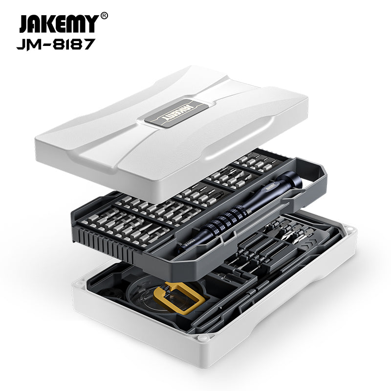 JAKEMY 83-in-1 Precision Magnetic Screwdriver Tool Set - Ideal for Electronics Repair