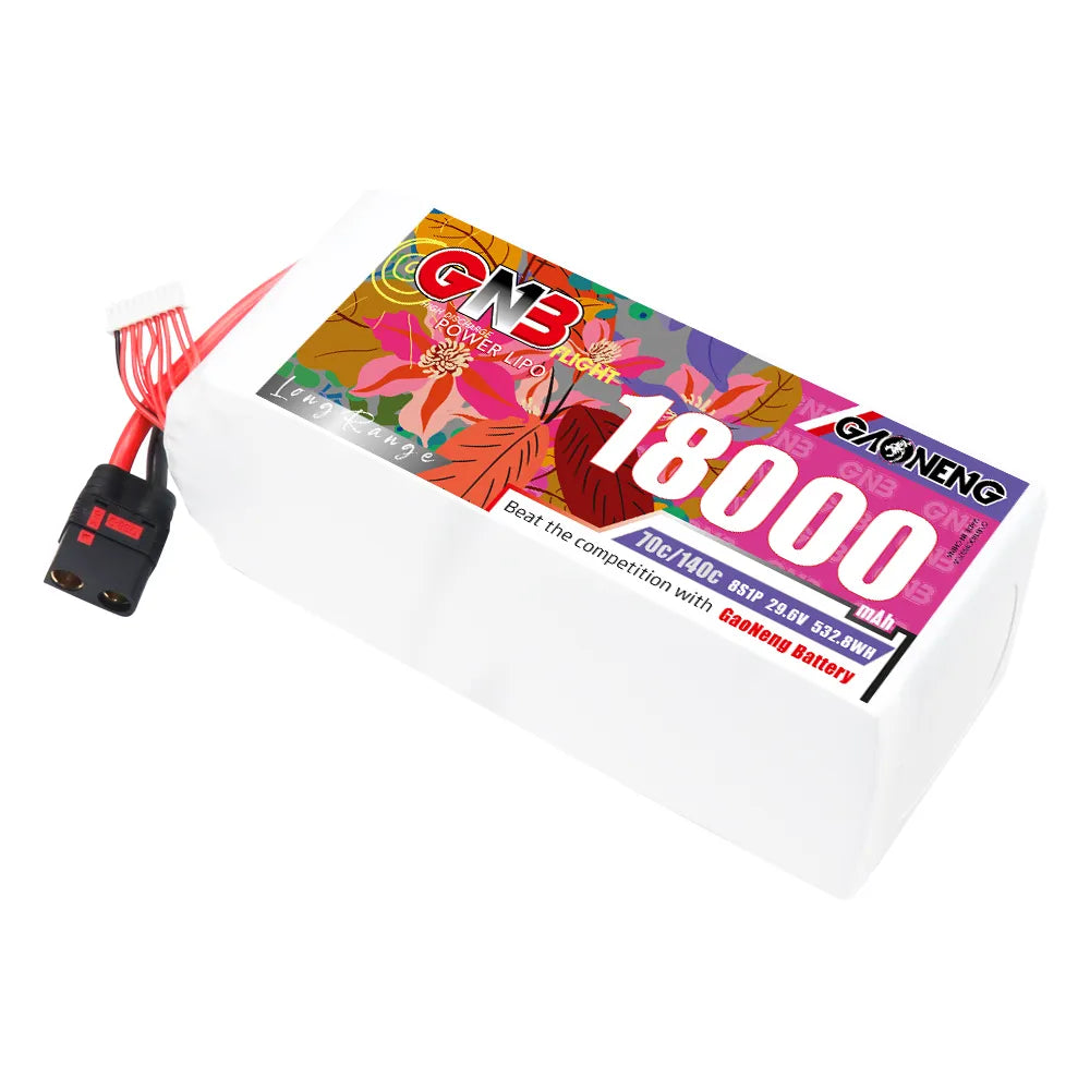Hot Deal! GAONENG 22.2V 18000mAh 70C RC LiPo Battery QS8