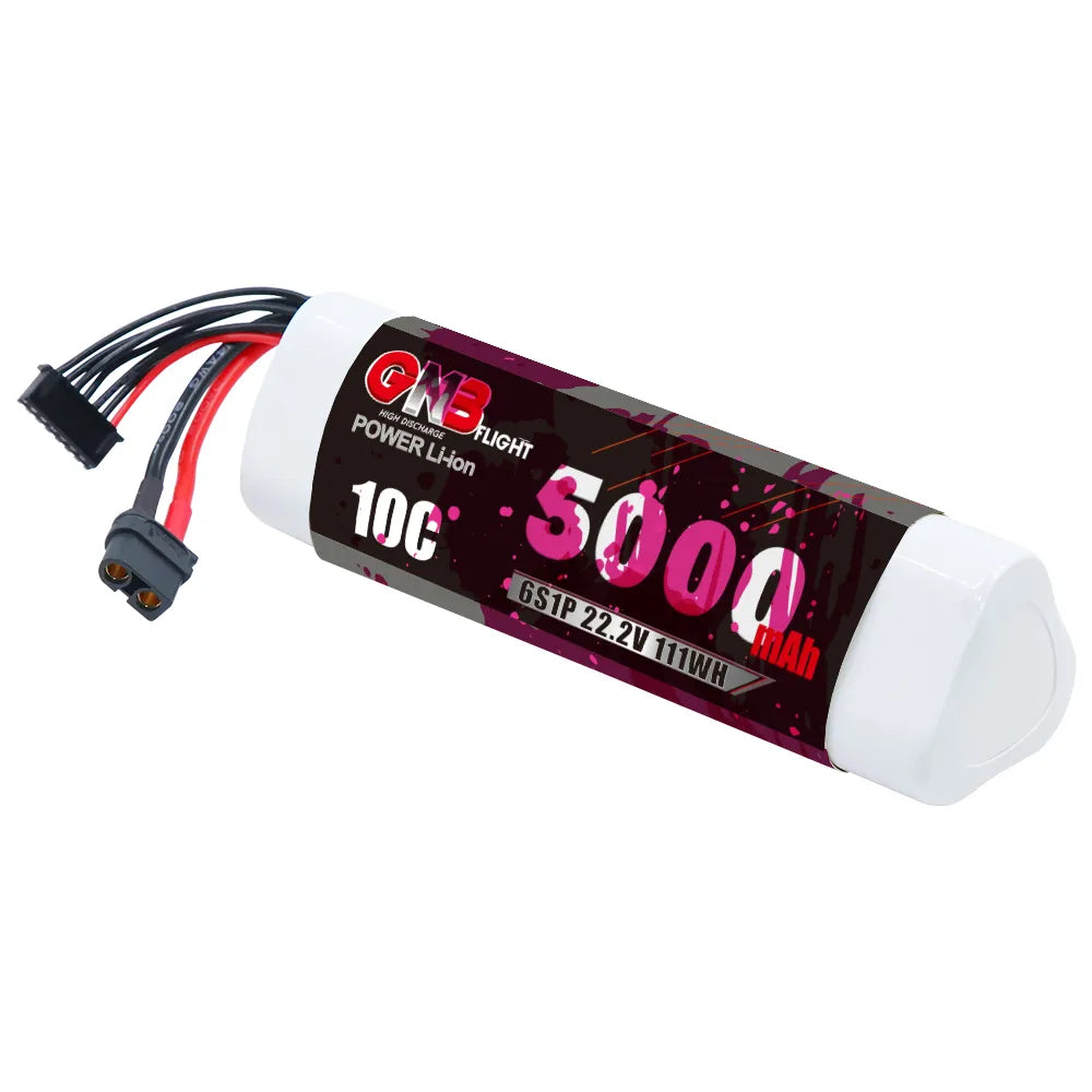 GAONENG High - Performance 22.2V 5000mAh 10C XT60 Li - ion Battery with Samsung 21700 50S for FPV Drones