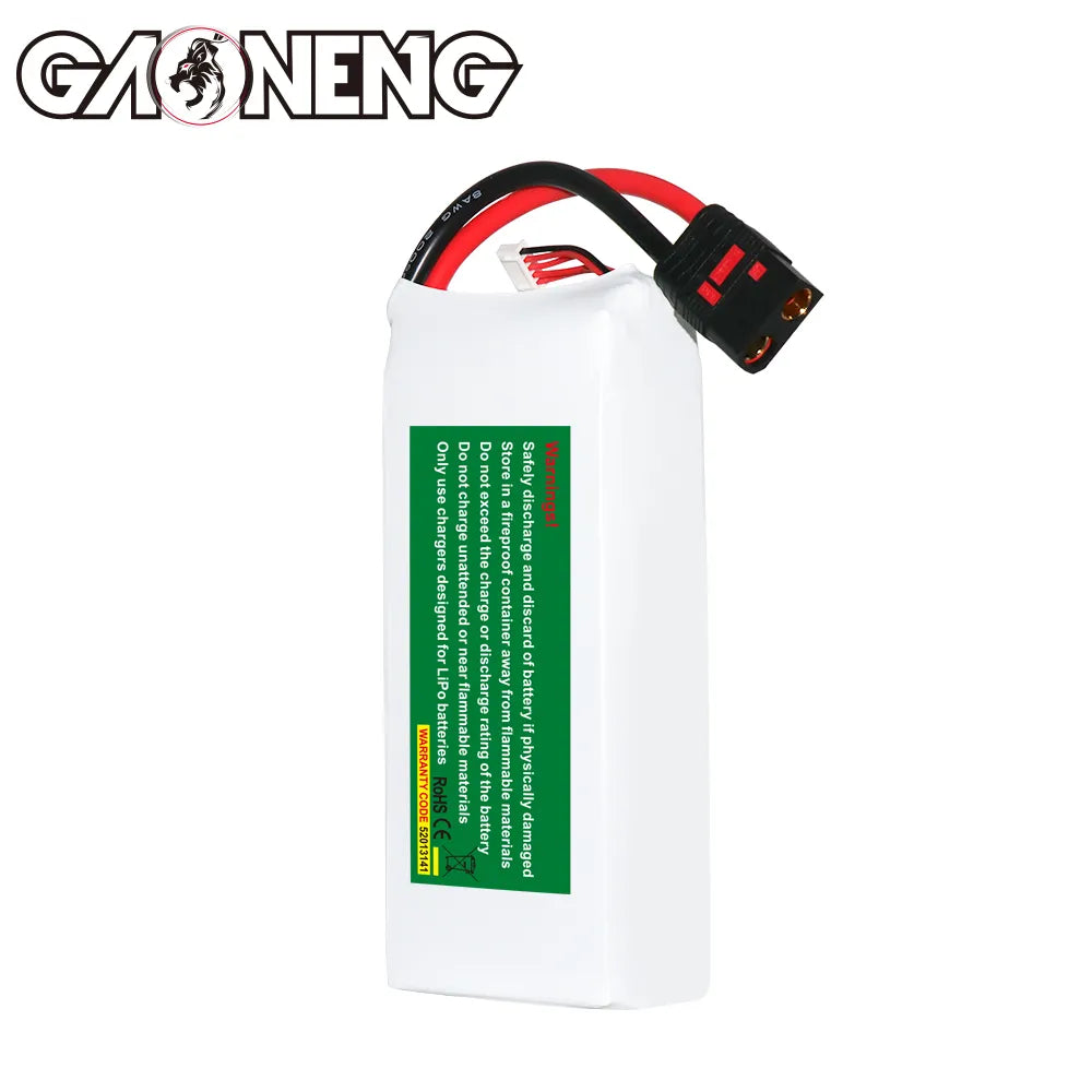 GAONENG High - Performance 14.8V 16000mAh 70C 4S1P RC LiPo Battery QS8