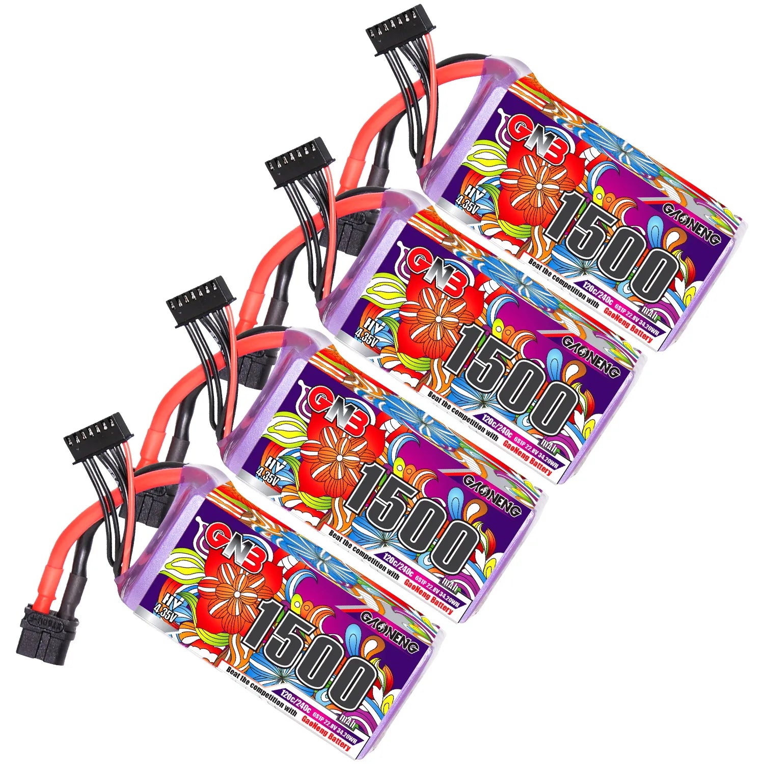 GAONENG GNB 6S 22.8V 1500mAh 120C XT60 LiPo Battery - Hot Deal