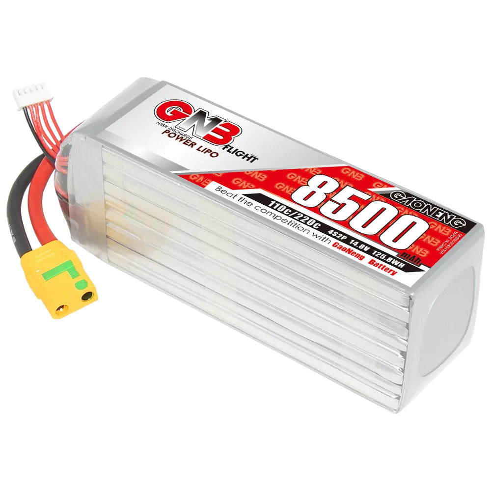 Hot Deal: GAONENG GNB 4S 14.8V 8500mAh 110C RC LiPo Battery with XT90S Anti - Spark