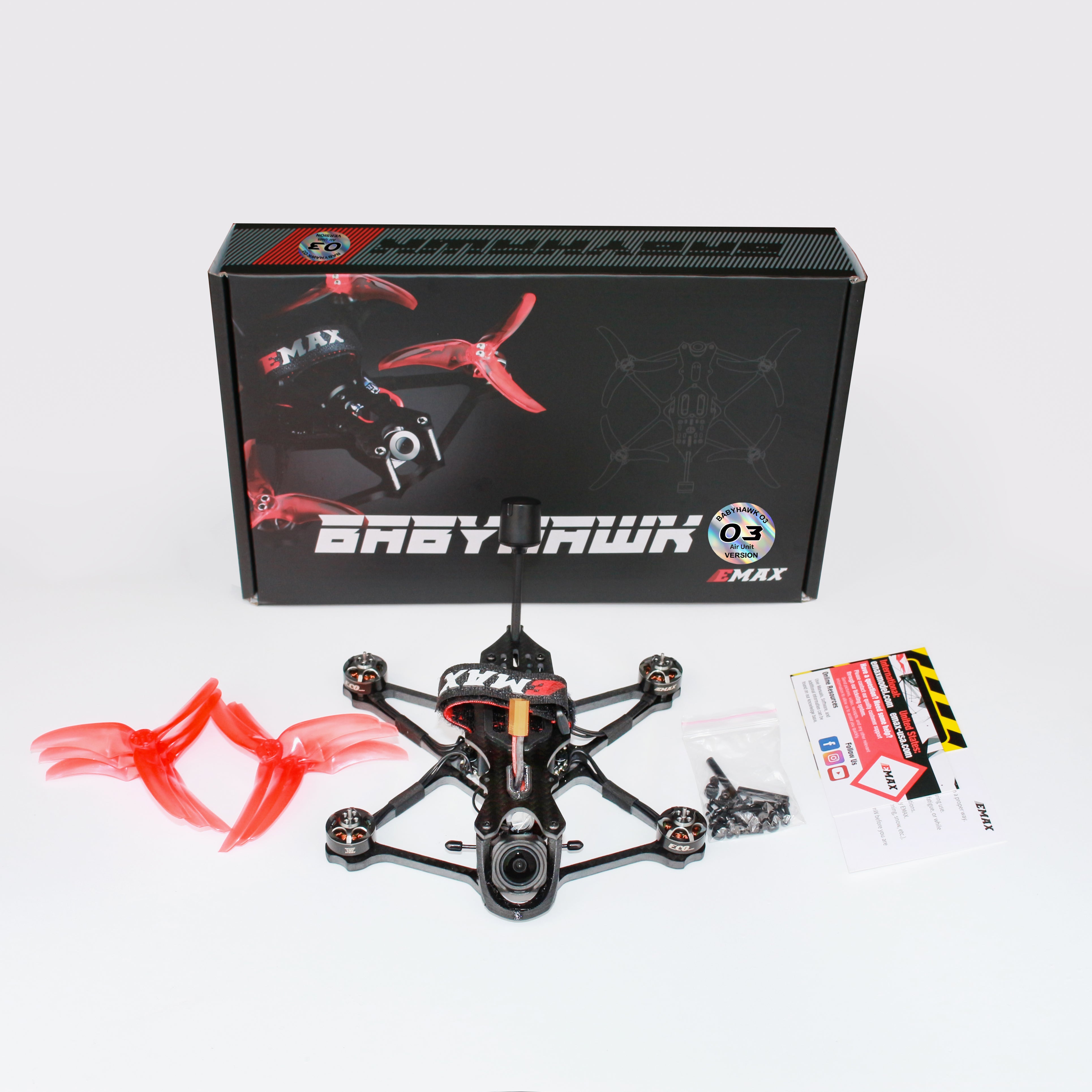 Hot Deal: EMAX Babyhawk 3.5 Micro Quadcopter with DJI O3 Air Unit - BNF ELRS