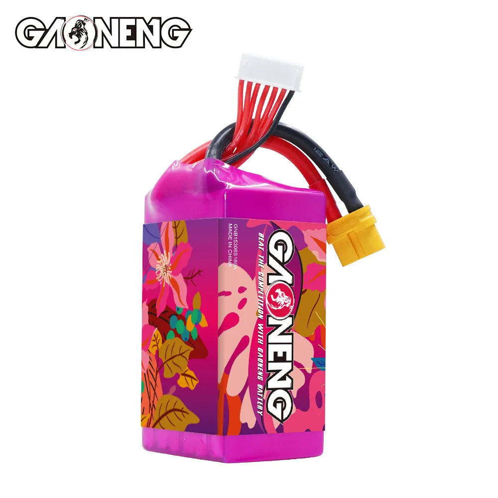 GAONENG High - Performance 6S 22.2V 1530mAh 160C XT60 LiPo Graphene Battery for Drones & FPV