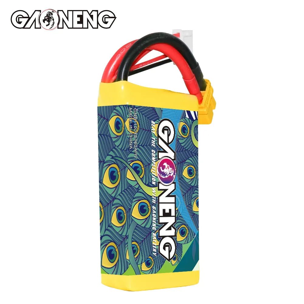 GAONENG GNB 4S 15.2V 1100mAh 160C XT60 LiHV LiPo Battery - Hot Sale