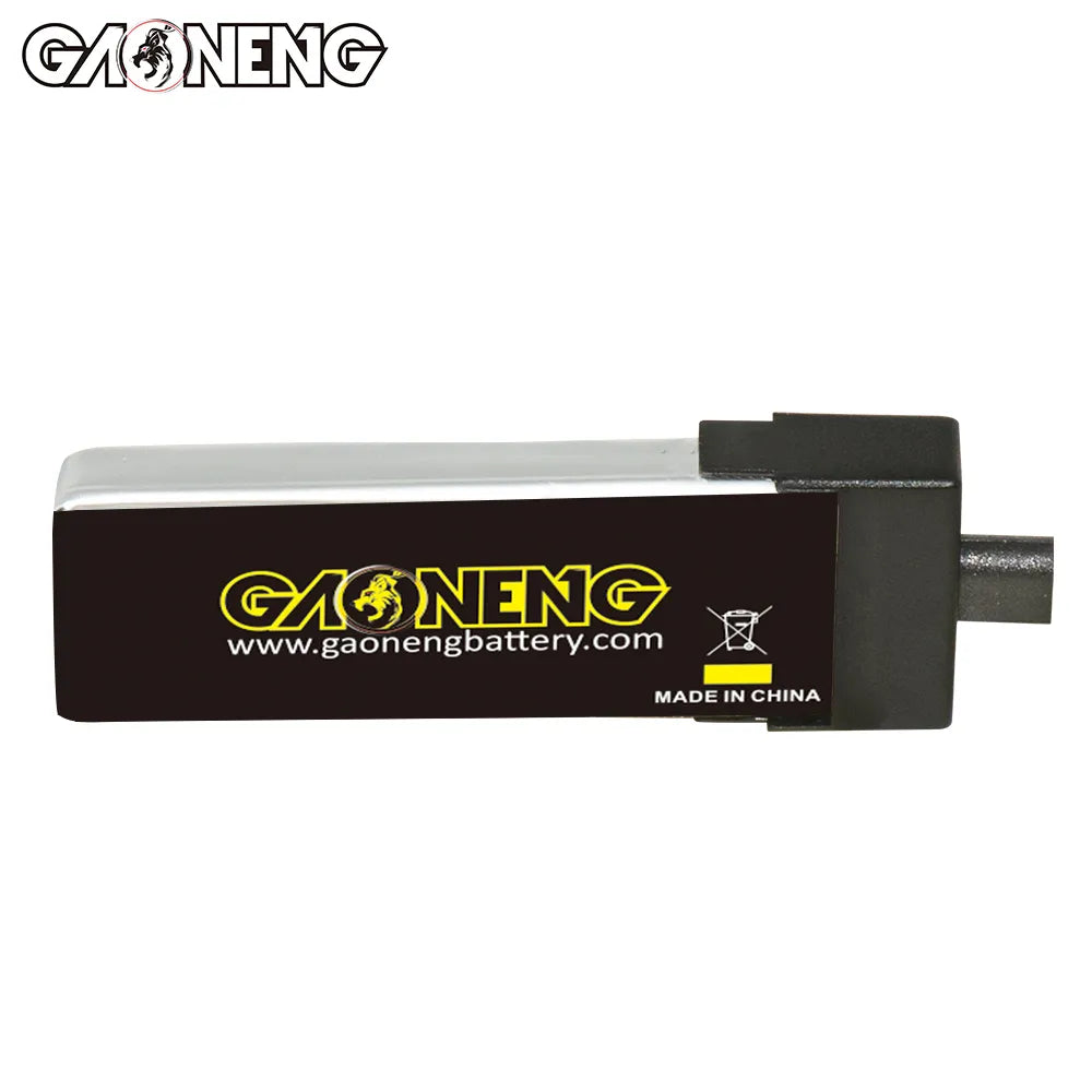 High - Performance GAONENG GNB 1S 3.8V 380mAh 90C A30 Plastic - Head LiPo Battery