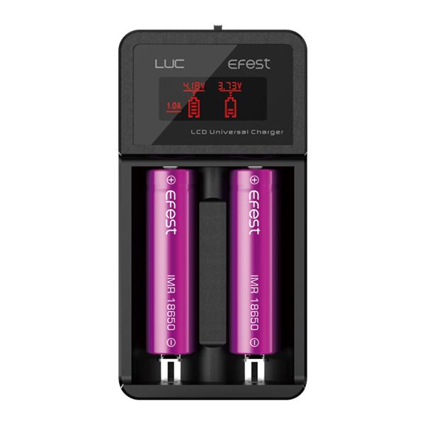 Efest LUC V2 Li-ion 2-bay Charger with Power Bank Function - Fast & Smart