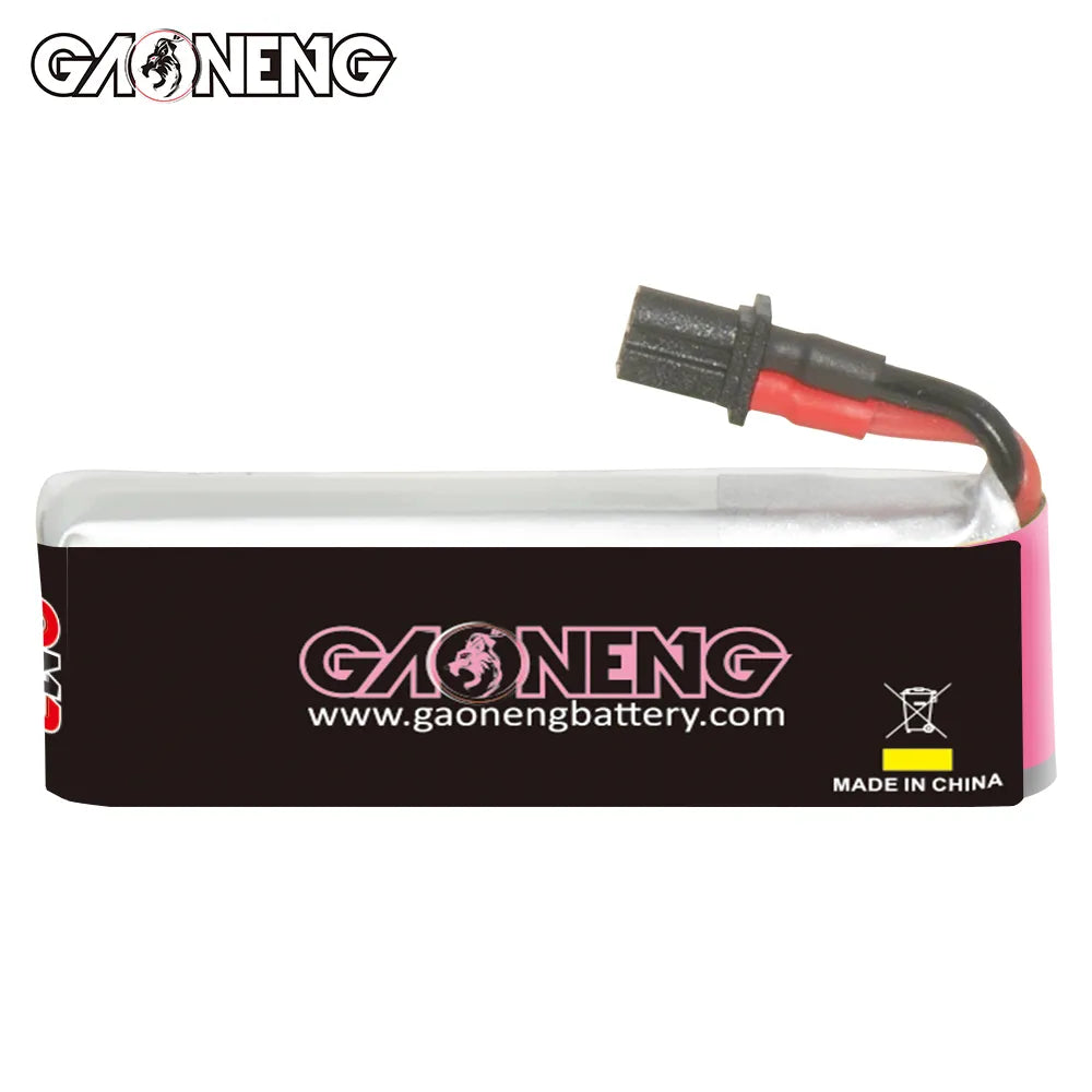 Hot Sale GAONENG GNB High-Voltage 1S 3.8V 300mAh 80C A30 Cabled LiPo Battery