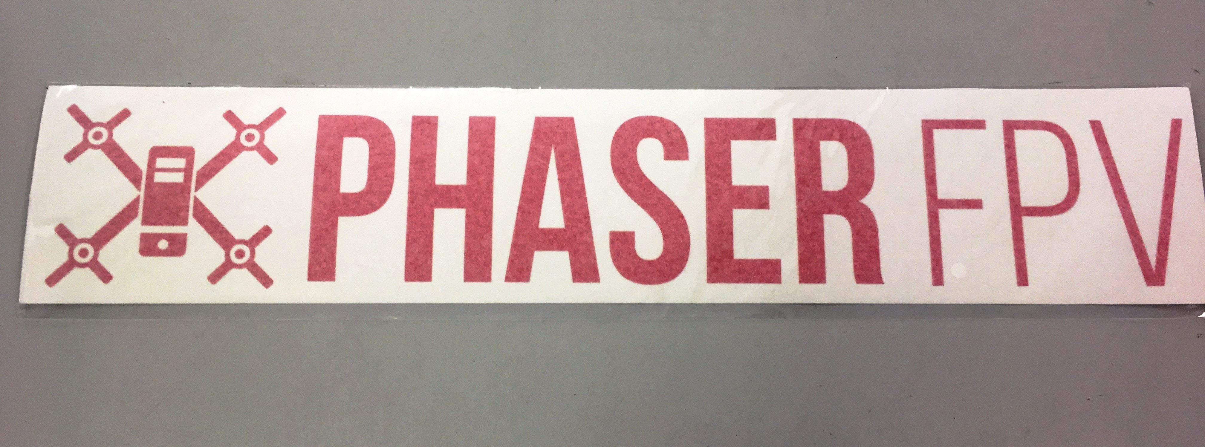 Hot Phaser FPV Transfer Stickers - 625mmx120mm