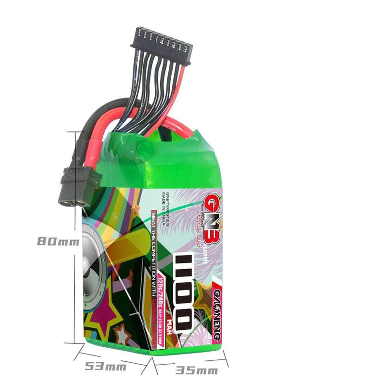 Hot Deal! Gaoneng GNB 29.6V 8S 1100mAh 120C LiPo Battery with XT60 Connector