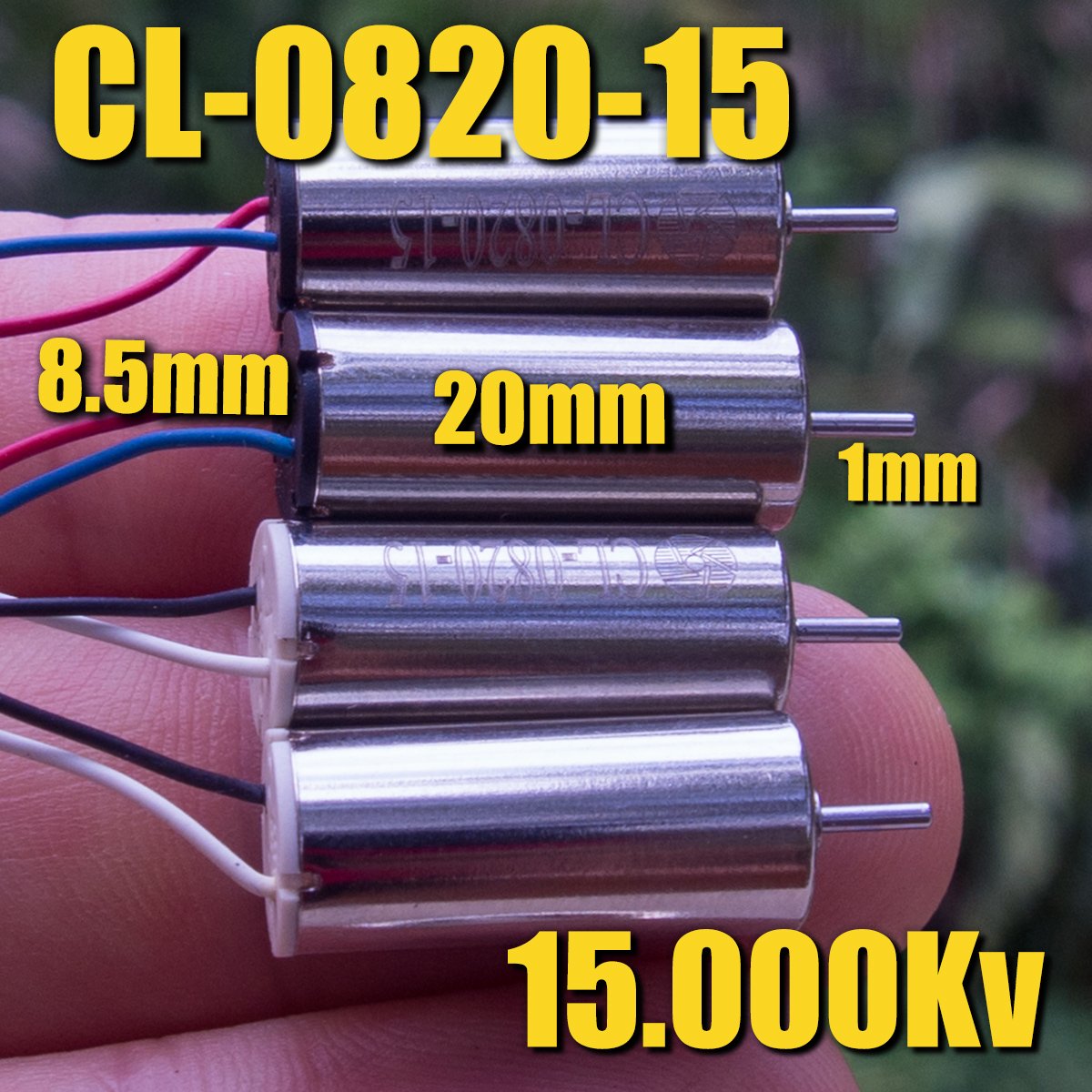 Micro Motor Warehouse CL-0820-15 High-Speed Coreless Brushed Motor