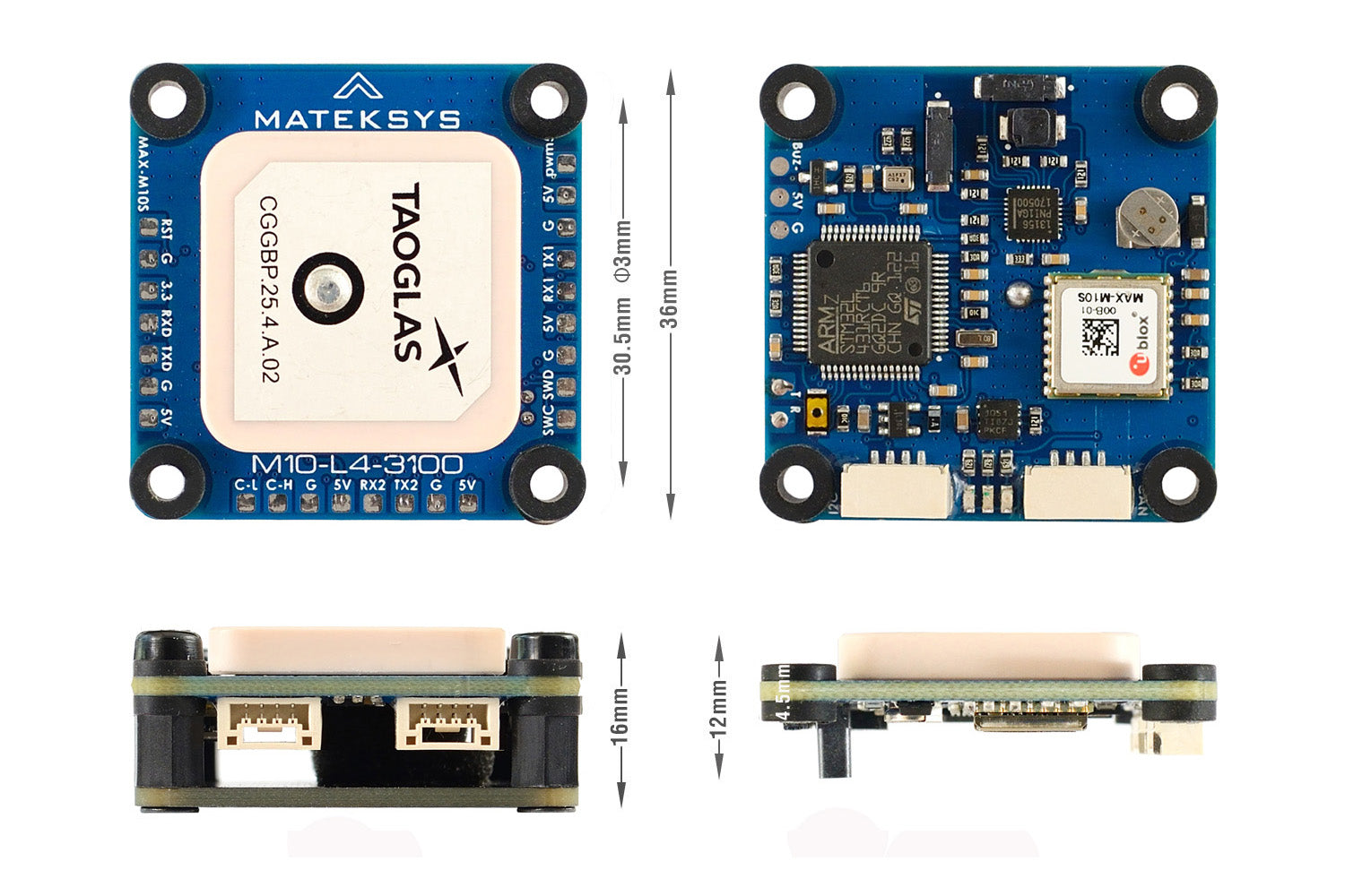 Hot Deal: Matek GNSS M10-L4-3100 DroneCAN GPS