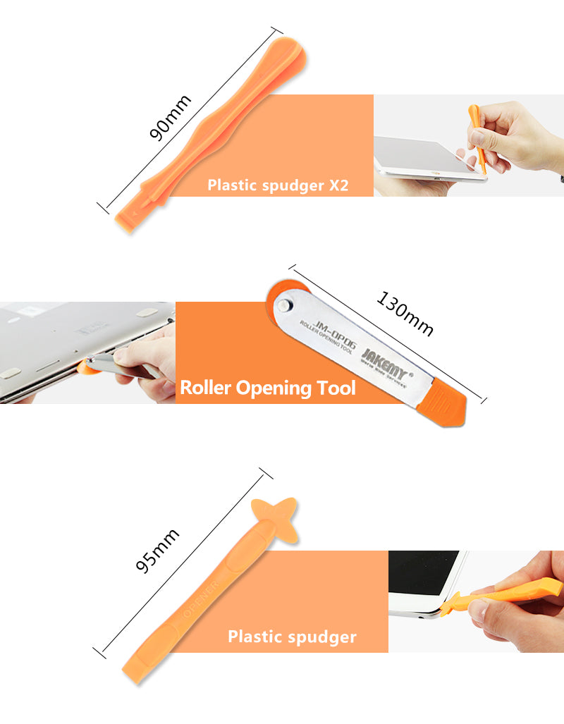 JAKEMY 13-in-1 Mini Mobile Phone, Pad, Laptop DIY Disassembling Tools Set JM-OP15 - Great Value!