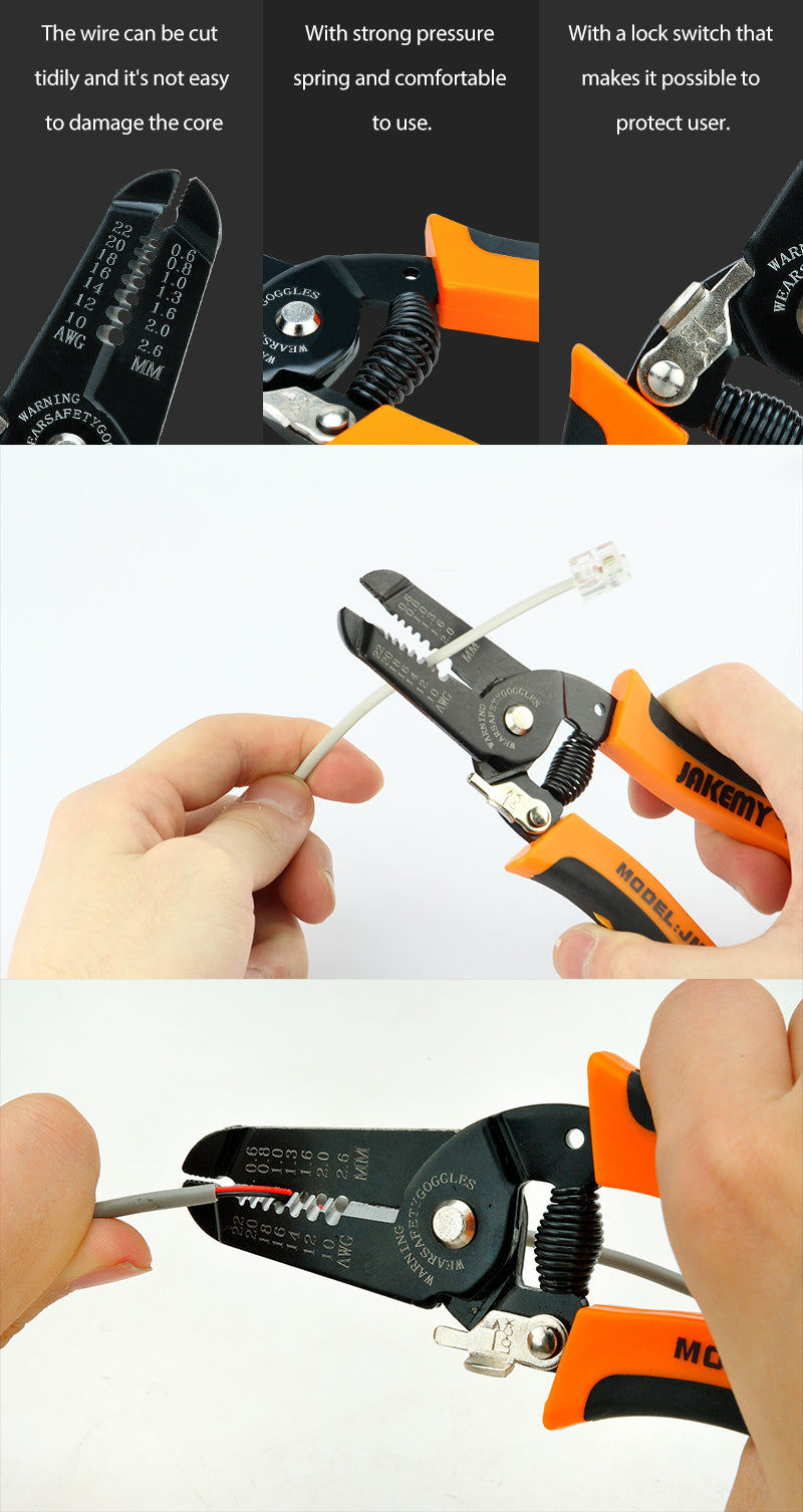 Get the High - Quality JAKEMY JM - CT4 - 12 Wire Stripper at a Great Price in Australia