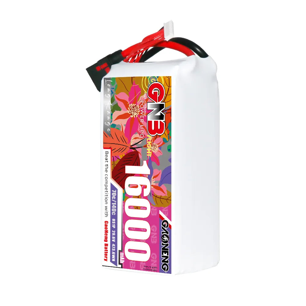Hot Sale! GAONENG 29.6V 16000mAh 70C RC LiPo Battery QS8