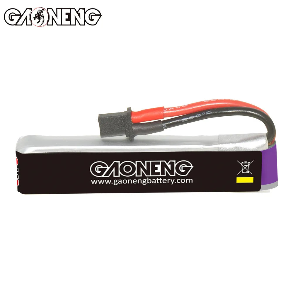 GAONENG GNB 1S 3.8V 300mAh 60C A30 Cabled LiPo Battery Pack of 4 [DG] - Hot Deal!