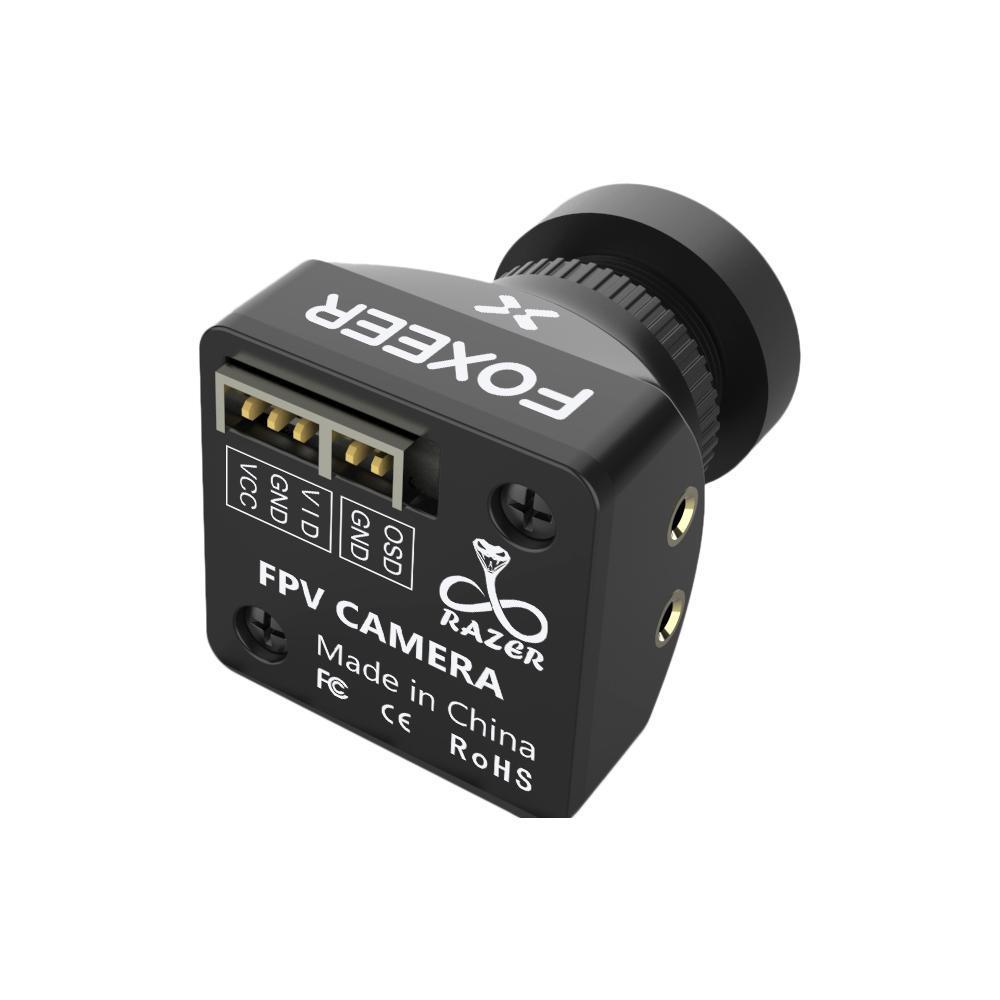 Foxeer Mini Razer with 1200TVL, PAL NTSC Switch, 4ms Latency - Black
