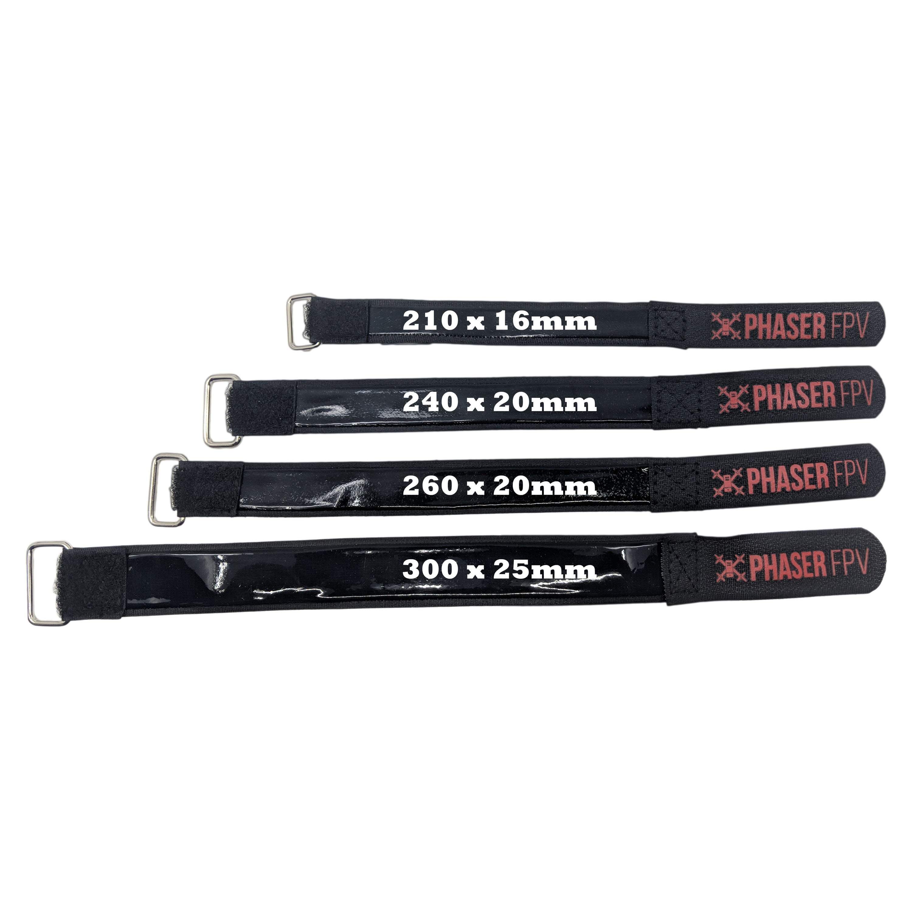 Phaser FPV Branded Non-slip Lipo Battery Strap 210x16mm - Great Deal!