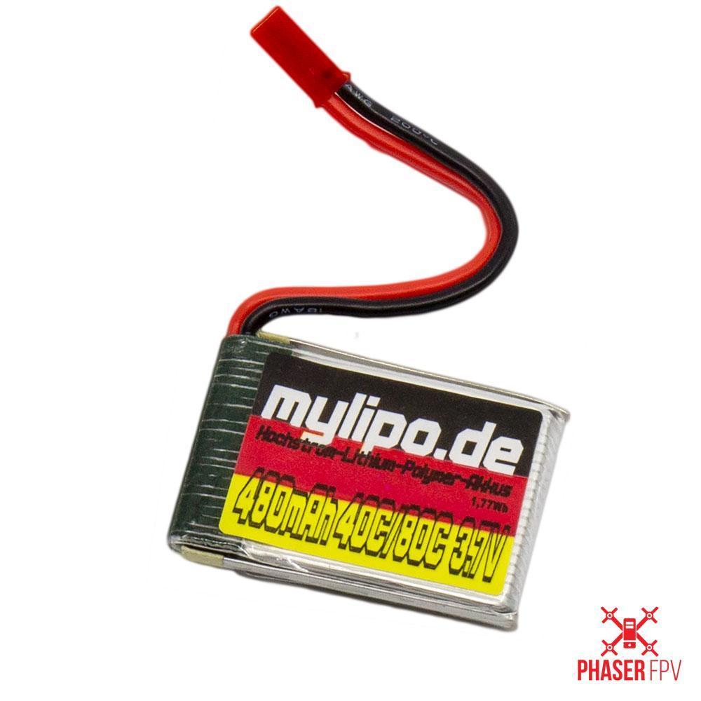 mylipo 480mAh 40C 1S 3.7V Battery - High - Performance Upgrade [DG]